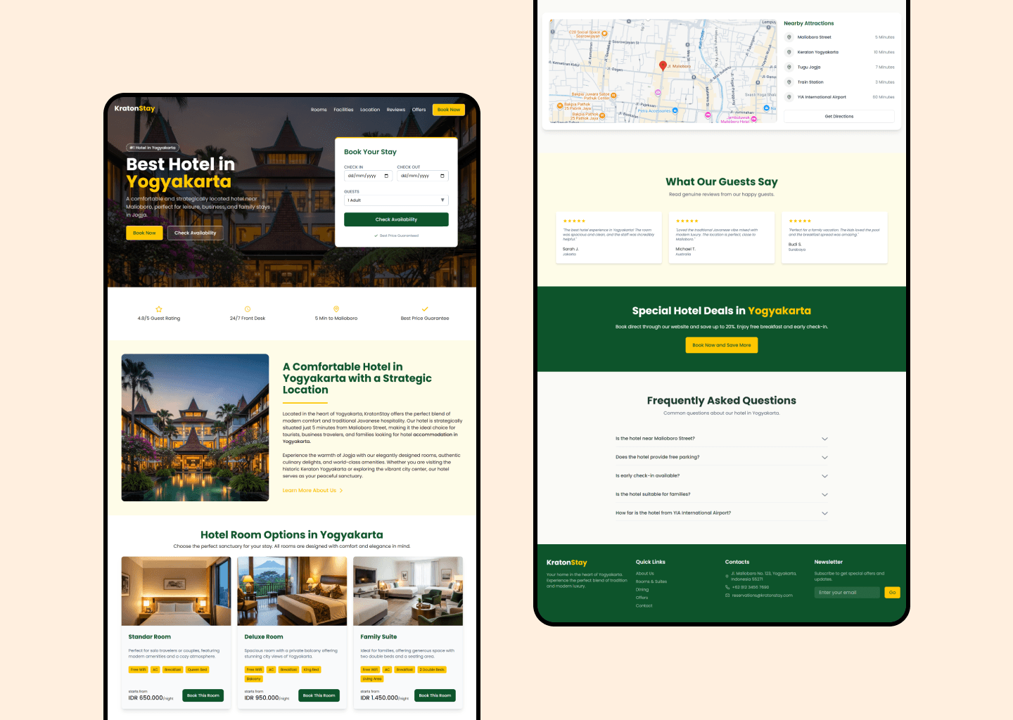 KratonStay - Hotel Booking Website